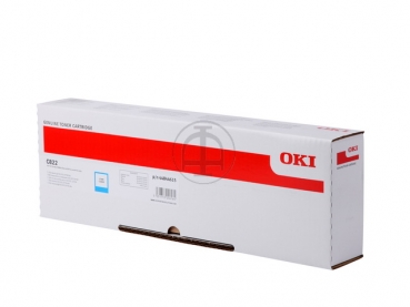 OKI C 822 Tonerkartusche cyan original