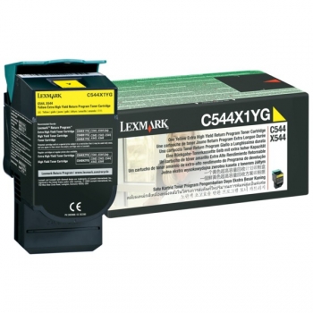 Lexmark Optra C 544 Tonerkartusche yellow original