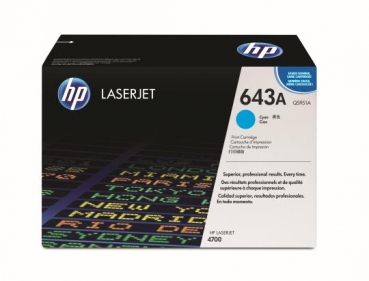 HP Color LaserJet 4700 Tonerkartusche cyan  original