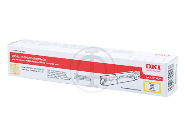 OKI C 3300 Tonerkartusche yellow original