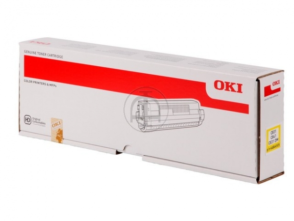 OKI C 831 Tonerkartusche yellow original