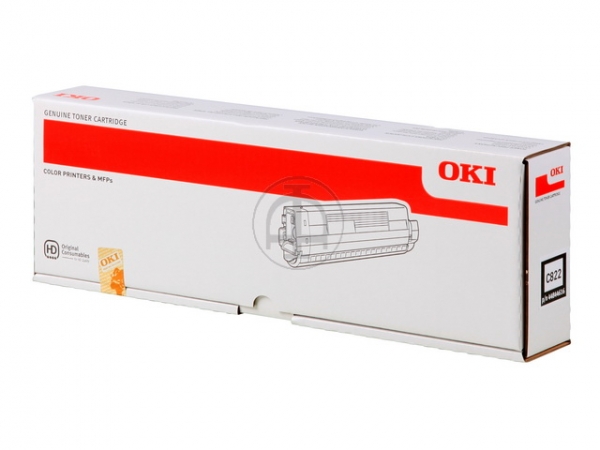 OKI C 822 Tonerkartusche schwarz  original