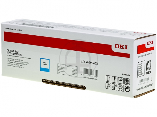 OKI MC 532 Tonerkartusche cyan original