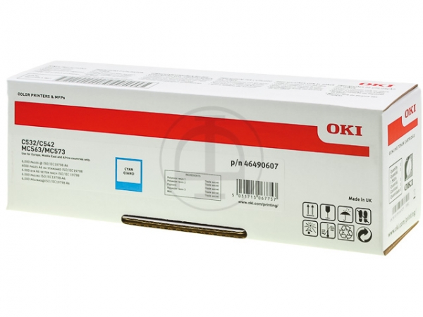 OKI MC 532 Tonerkartusche cyan original