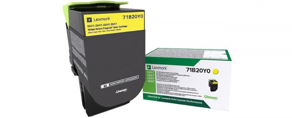 Lexmark CX 317 Tonerkartusche yellow original