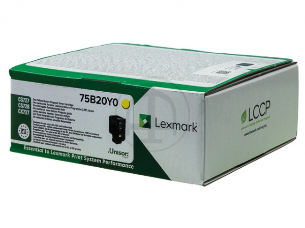 Lexmark CX 727 Tonerkartusche yellow original