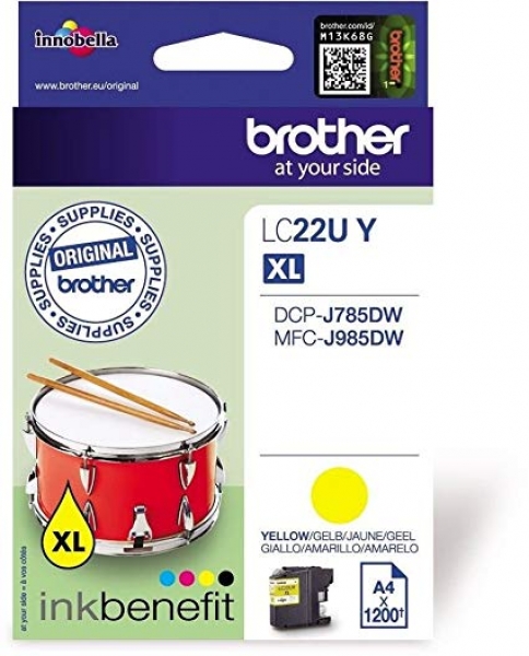 Brother MFC J 985 Tintenpatrone yellow original