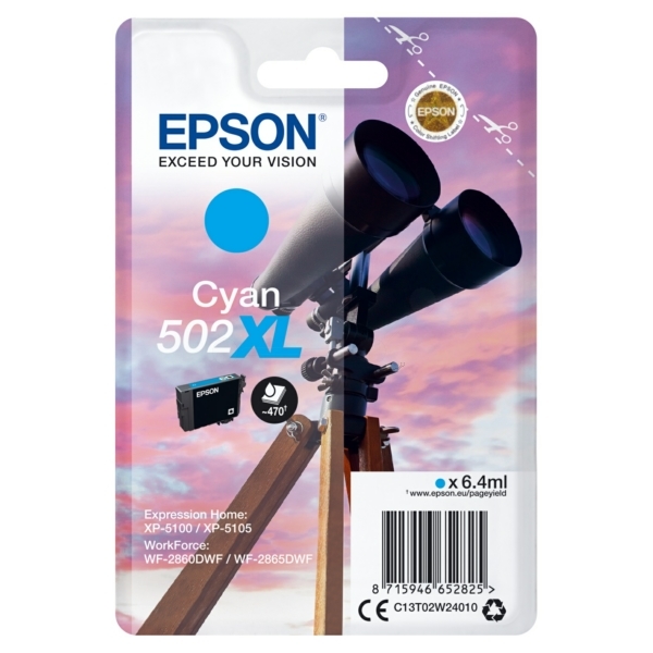 Epson Workforce WF 2860 Tintenpatrone cyan original