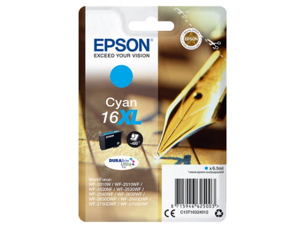 Epson Workforce WF 2530 Tintenpatrone cyan original