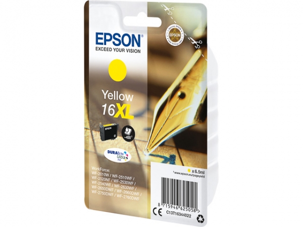 Epson Workforce WF 2510 Tintenpatrone yellow original