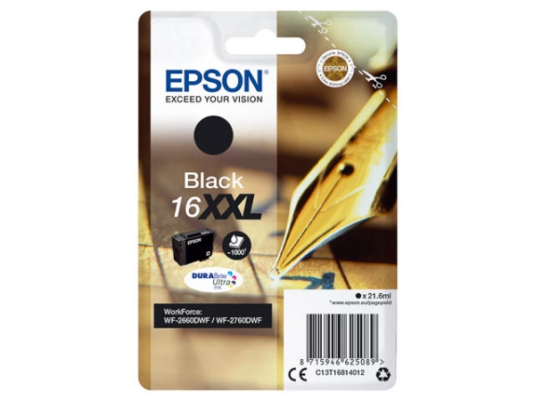 Epson Workforce WF 2760 Tintenpatrone schwarz original