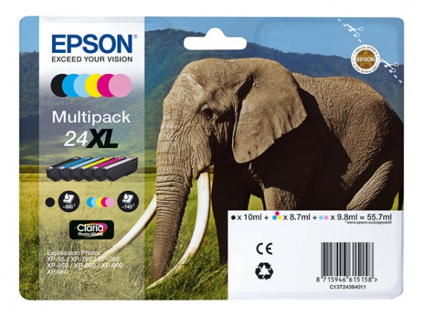 Epson Expression Photo XP 750 Tintenpatrone Multipack original