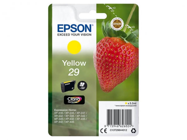 Epson Expression Home XP 332 Tintenpatrone yellow original