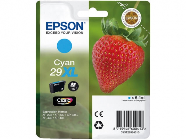 Epson Expression Home XP 332 Tintenpatrone cyan original