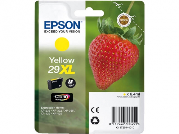 Epson Expression Home XP 405 Tintenpatrone yellow original