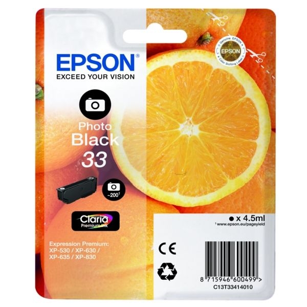 Epson Expression Home XP 640 Tintenpatrone Fotoschwarz original