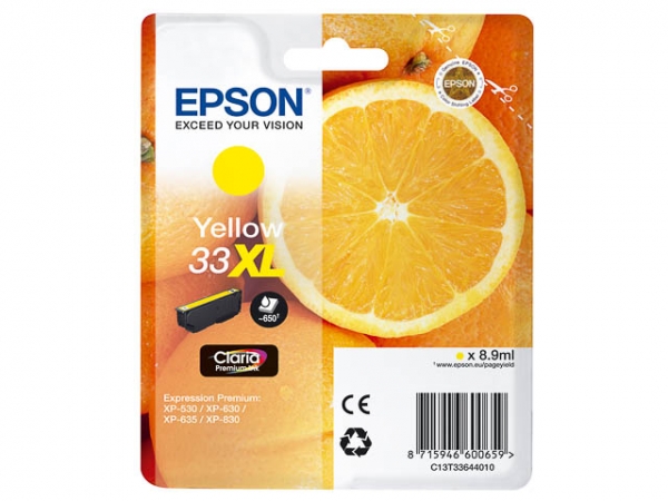 Epson Expression Home XP 530 Tintenpatrone yellow original