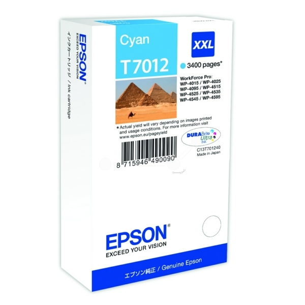 Epson Workforce Pro WP 4015 Tintenpatrone cyan original
