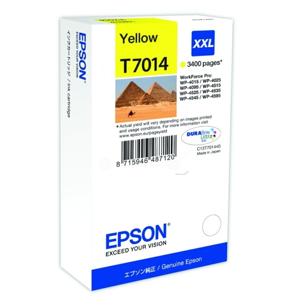 Epson Workforce Pro WP 4595 Tintenpatrone yellow original