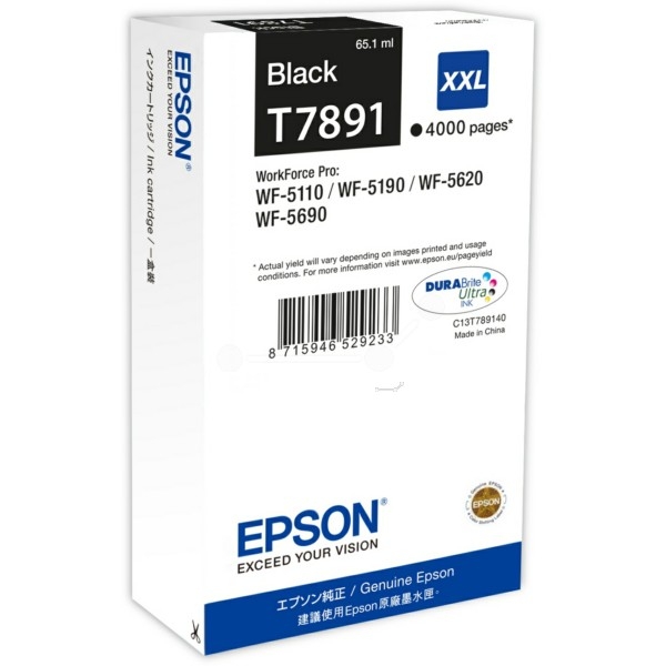 Epson Workforce Pro WF 5620 Tintenpatrone schwarz original