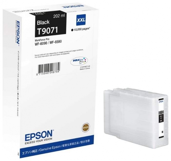 Epson Workforce Pro WF 6000 Tintenpatrone schwarz original