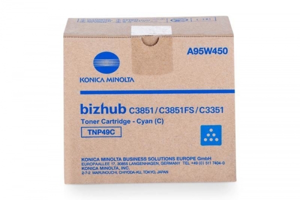 Konica Minolta Bizhub C 3351 Tonerkartusche cyan original