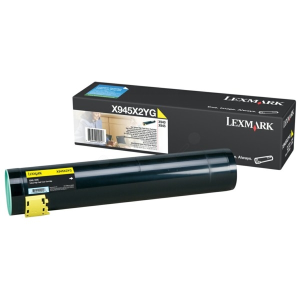 Lexmark  X 945 Tonerkartusche yellow original